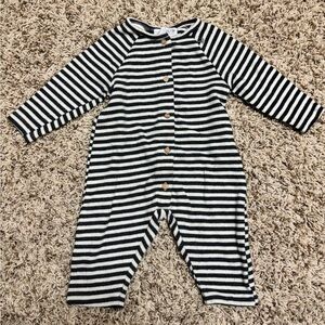 Zara Striped Black and White Baby One Piece